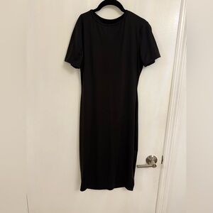 Elegant Black Midi Dress